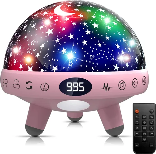 Vista 11 de YACHANCE Proyector de luz nocturna de dinosaurio para niños con temporizador y control remoto. Regalos de dinosaurios para niños de 1 a 12 años.