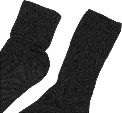 Vista 2 de Jefferies Socks calcetines sin costuras con puño doblado para niña pequeña (paquete de 6 unidades)