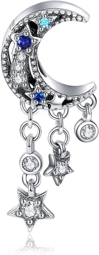Vista 13 de BISAER Hamsa - Dije de mano de plata de ley, piedras preciosas azules de mal de ojo, se adapta a brazalete, pulsera, collar
