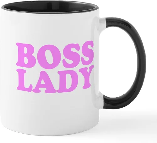 Vista 26 de CafePress – como un Boss Taza – El único Taza de café, taza de café, S, Blanco