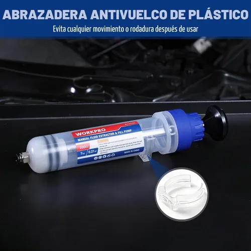 Vista 5 de Extractor manual de fluidos WORKPRO 200CC