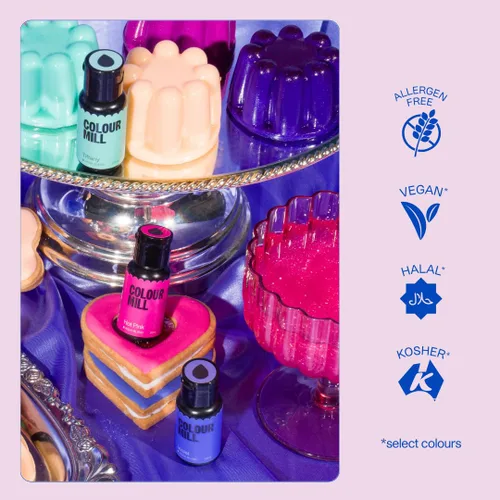 Vista 8 de Colour Mill Aqua Blend Colorante alimentario a base de agua, 0.7 fl oz de caramelo