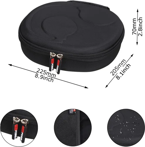 Vista 6 de FBLFOBELI Funda rígida de almacenamiento de auriculares para Silensys E7 / PurelySound E7 / MOVSSOU E7 / COWIN E7 / Tapela E7 / Audonia E7