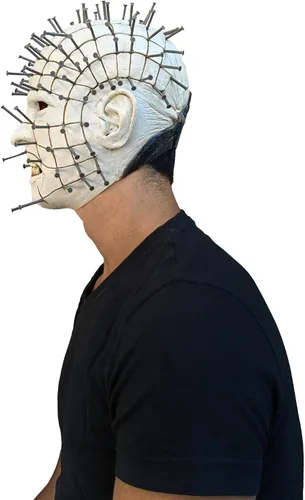 Vista 5 de Ghoulish Productions Máscara de monstruo de terror Hellraiser III para hombre, accesorio para disfraz de Halloween