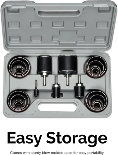 Vista 4 de Lijado de Hiltex 10342 batería para carpintería, 26 piezas Una variedad de mangas y goma tambor