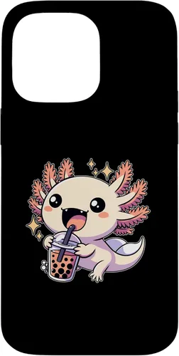 Vista 20 de Funda de té de burbujas japonesa para iPhone 11 Pro Max Kawaii axolotl Boba