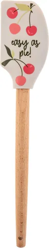 Vista 18 de Karma, espátula de silicona con mango de madera resistente al calor, espátulas para hornear, cocinar y mezclar, decoración moderna de cocina