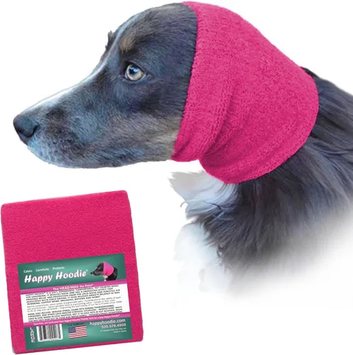 Vista 20 de Happy Hoodie La banda calmante original para perros y gatos - Marca americana - Alivio de la ansiedad/Protección contra el ruido-Aseo-Truenos-Fuegos