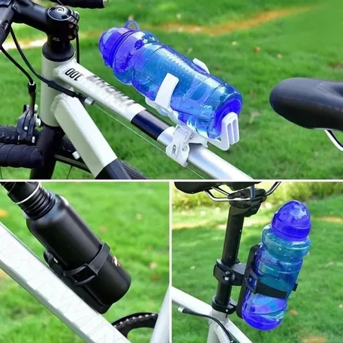 Vista 7 de Paquete de 2 soportes para botellas de bicicleta, soporte universal para botella de agua, soporte para botella de agua para bicicleta, cochecito
