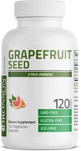 Vista 3 de Bronson Extracto de semilla de pomelo cítrico por porción Paradisi apoya la salud inmunológica y ayuda a mantener un tracto gastrointestinal