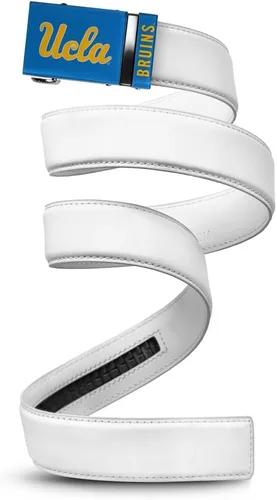 Vista 9 de Mission Belt Con licencia oficial de la NC Alabama Crimson Tide Crimson Tide (Cuero Negro)