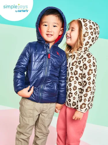 Vista 5 de Simple Joys by Carter's Baby Girls' Puffer Jacket