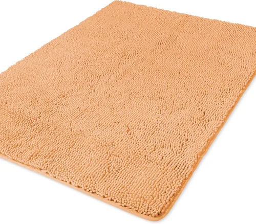 Vista 149 de Yeaban Alfombra de pasillo de baño de 24 x 72 pulgadas, antideslizante, alfombra de baño larga de felpilla gruesa, absorbente y lavable, alfombra