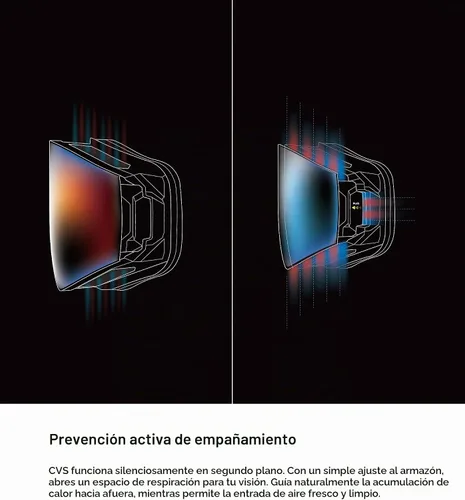 Vista 4 de Vyper OTG - Gafas de esquí para hombres y mujeres, antiniebla UV400