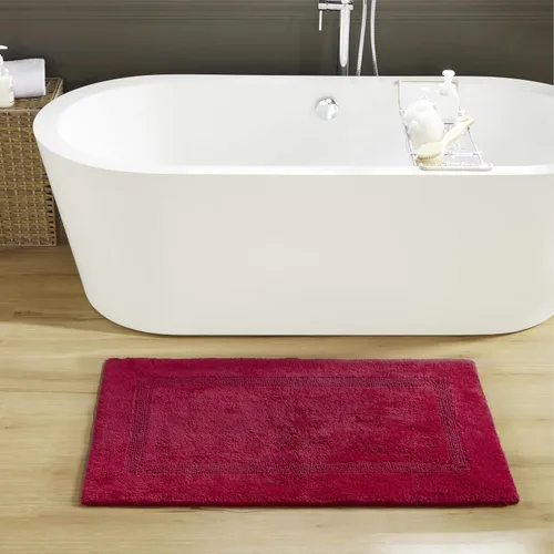 Vista 369 de Better Trends - Juego de 2 alfombras de baño 100% algodón, extra suaves, con borlas, de 17" x 24", alfombra de baño superabsorbente y reversible