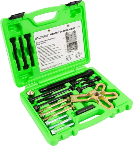 Vista 2 de OEMTOOLS 37187 Kit de extractor de equilibrador armónico - Yugo extractor de acero tratado térmicamente para engranaje, volante y polea de cigüeñal