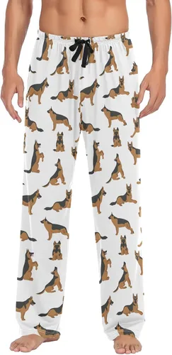 Vista 12 de Ollabaky Pantalones de pijama para hombre, pantalones de pijama con bolsillos, pantalones de descanso para hombre Multi 01