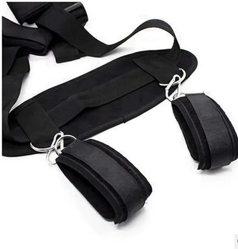 Vista 2 de Sujetadores de servidumbre para adultos, correas de cama tamaño King, amarres sexuales debajo del colchón para parejas, adultos, juego de cama