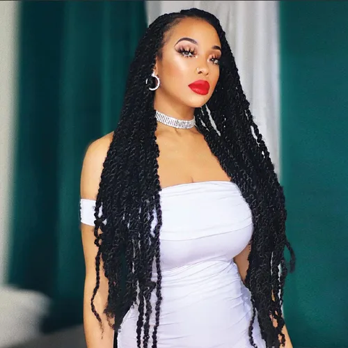 Vista 6 de Outre - Trenzas de ganchillo x-pression Twisted Up 3X Springy Afro Twist de 24 pulgadas (paquete de 3, 2)