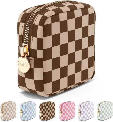 Vista 44 de Bolsa de Maquillaje de Viaje Embla Bolsa de Artículos de Aseo de Viaje, Negro, Mini, Mini