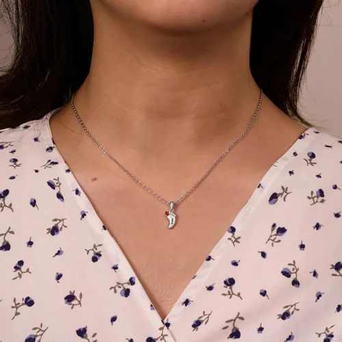 Vista 7 de Collar de piedra natal personalizado con pies de bebé, collar con 1-6 piedras natales y nombres, collar de piedra natal para madre y familia