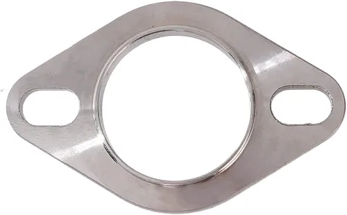 Vista 9 de Rwraps Junta de brida de escape de acero inoxidable de 2 pernos de 2 pulgadas y kit de conexión de brida de escape de 2 pernos de 2 pulgadas/51.8mm