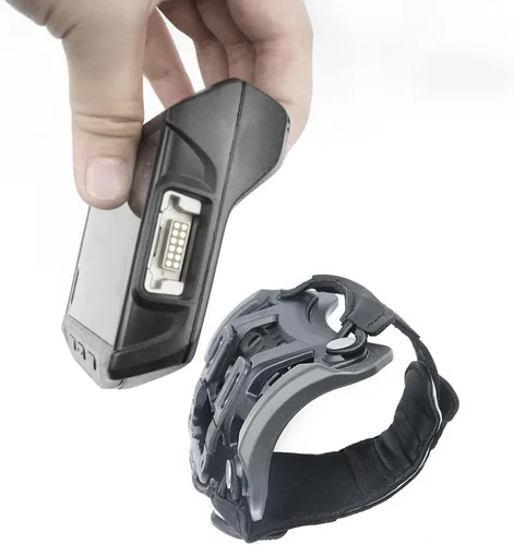 Vista 3 de Soporte de pulsera para PDA, correa de montaje en muñeca para escáner de computadora portátil Zebra WT6000 WT60B0, ideal para manipuladores