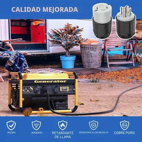 Vista 9 de Nilight Enchufes de bloqueo de giro del generador de 30Amp ETL enumerados