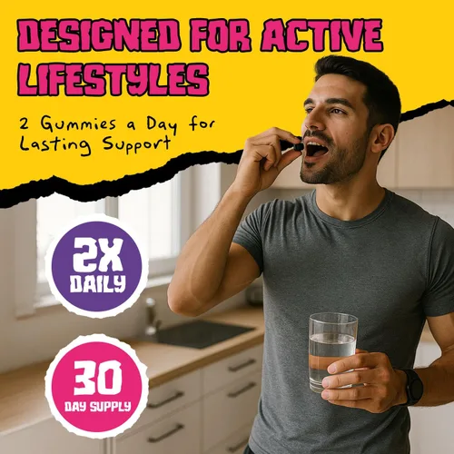Vista 6 de KLUNK! Shilajit - Gomitas para hombres de 600 mg por porción, suplemento vegano natural Shilajit del Himalaya orgánico para apoyo de energía