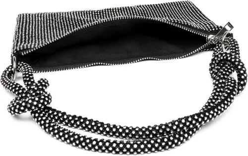 Vista 4 de Covelin Bolso de mano de diamante brillante de moda para mujer