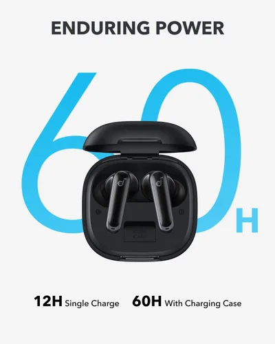 Vista 4 de Soundcore P40i by Anker Auriculares con cancelación de ruido con ANC adaptable (paquete de 2)