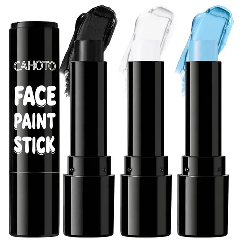 Vista 12 de Barra de pintura blanca para el cuerpo de la cara, pintura deportiva Blanco