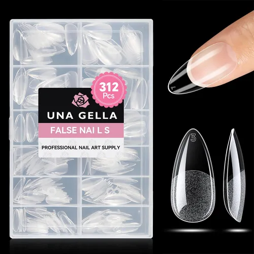 Vista 12 de UNA GELLA Pegamento de uñas de gel 6 en 1 para puntas de uñas transparentes