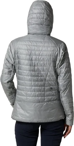Vista 2 de Mountain Hardwear Sudadera con capucha Ghost Shadow para mujer, para senderismo, escalada y uso diario