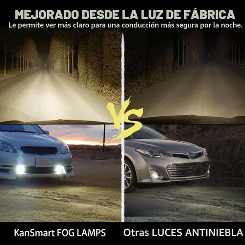 Vista 4 de Conjunto de luz antiniebla compatible con Toyota Venza Camry Corolla RAV4