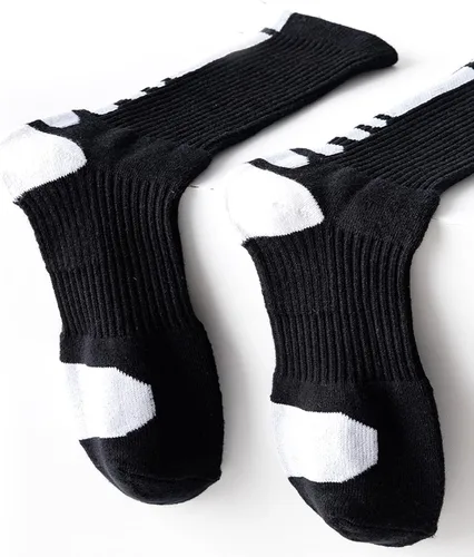 Vista 8 de Fraobbg 4 pares de calcetines atléticos para hombre, gruesos, protectores, amortiguadores deportivos, de élite, baloncesto, fútbol, compresión, 7-12
