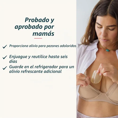 Vista 3 de Ameda ComfortGel HydroGel - Almohadillas de lactancia Enfriamiento Reutilizables 1 par