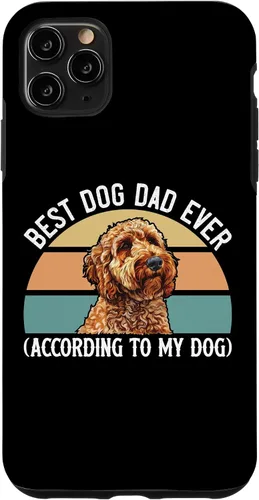 Vista 13 de Best Dog Dad Ever According to My Goldendoodle Funny Doodle Case for iPhone 17