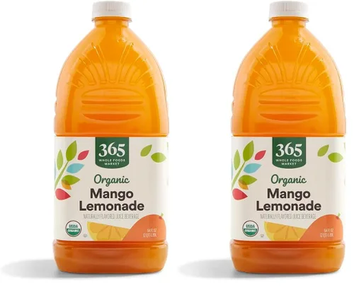 Vista 5 de 365 por Whole Foods Market, Limonada de Mango Orgánica, 64 onzas