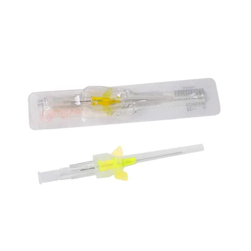 Vista 8 de Catéter de cánula desechable veterinario de mariposa tipo IV con alas 22G instrumentos veterinarios (22G, 10PCS)