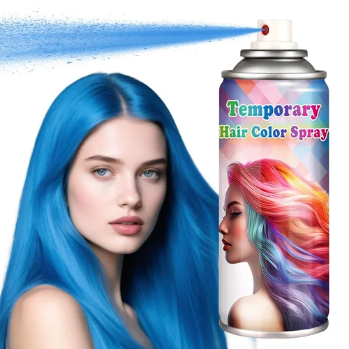 Vista 11 de Tinte en aerosol temporal para el cabello, 4.1 fl oz (rojo)
