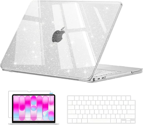 Vista 12 de EooCoo Funda para MacBook Neo de 13 pulgadas 2026, 100% color coincidente Blush brillante