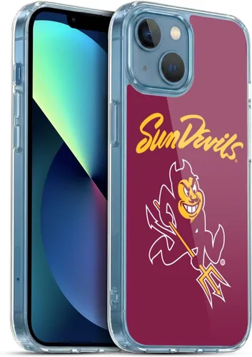 Vista 121 de Head Case Designs Funda de gel ASU Camou con licencia oficial de la Universidad Estatal de Arizona [protección de grado militar] compatible