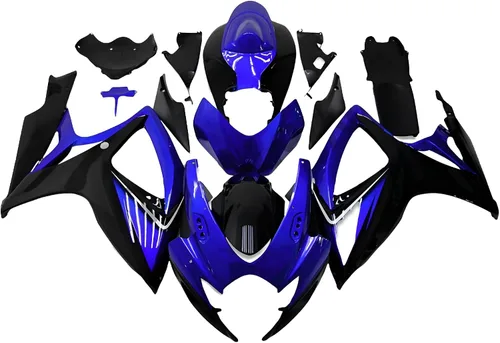 Vista 28 de Kit completo de carenado de inyección para Suzuki GSXR600 GSXR750 2006 2007 K6 06 07 GSXR 600 GSXR 750 GSX-R600 GSX-R750 motocicleta ABS plásticos