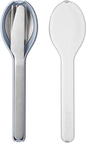 Vista 10 de Mepal Set Cubiertos Ellipse 3 pcs - Nordic Black