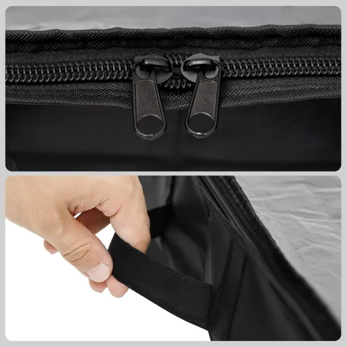 Vista 6 de Surblue 12 pares debajo de la bolsa organizador de zapatos bolsa de almacenamiento tamaño 2 pares (negro)
