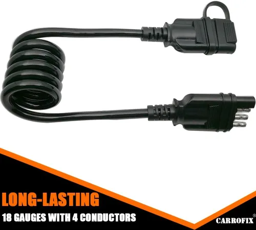 Vista 6 de Arnés de extensión de enchufe para tráiler de 4 cables