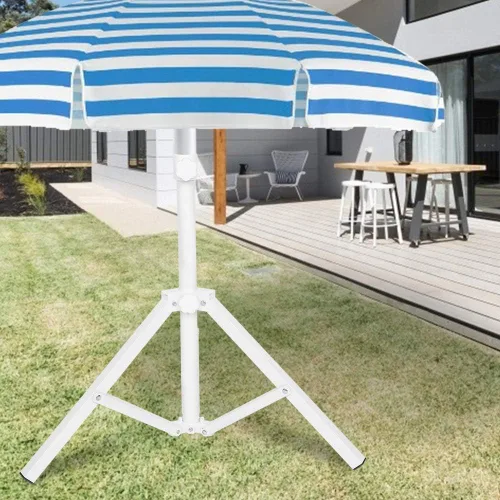 Vista 5 de Base de paraguas portátil, soporte plegable para sombrilla de playa, soporte de paraguas portátil ajustable