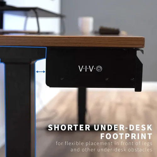 Vista 5 de VIVO DESK-AC03A-B - Cajón deslizante para debajo del escritorio de 16 pulgadas sin funda, organizador de almacenamiento de oficina en casa, negro