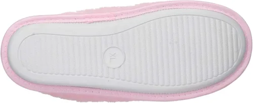 Vista 4 de MUK LUKS - Zapatilla de pie para mujer con punta abierta ajustable, rosa